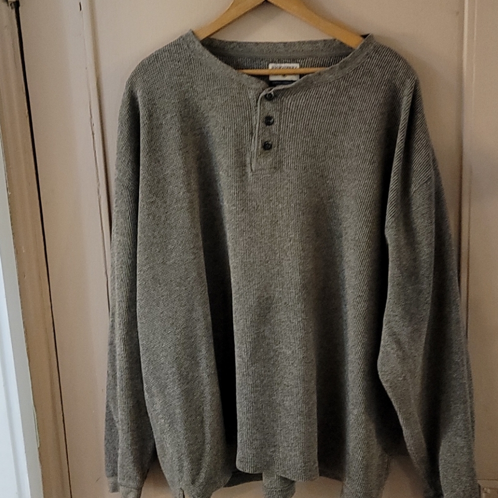 High Sierra Cable Knit 3 Button Sweater Sz XXL